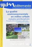 La Qualité environnementale en milieu urbain